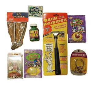 *NEW* set of 7 gag gifts great for a birthday bundle